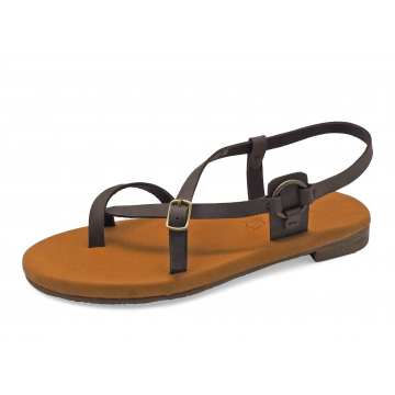 Women Sandals LS-15 Brown Nubuck (Oiled)